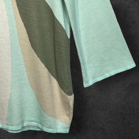 Soft Surroundings Nina Pullover‎ Sweater Women Size M Multicolor Knit - Picture 4 of 13